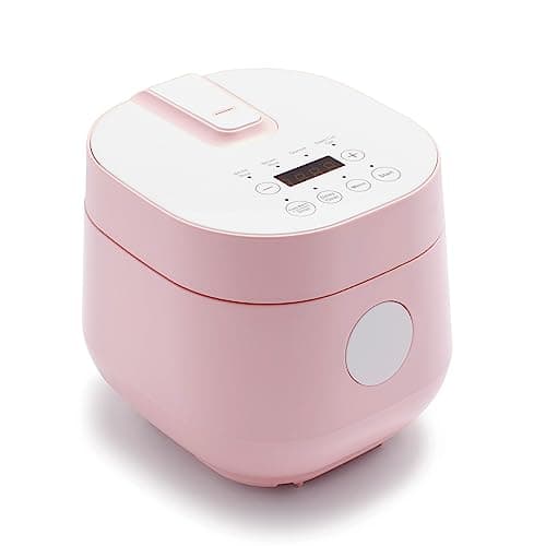 GreenLife 4-Cup Digital Rice Cooker Pink