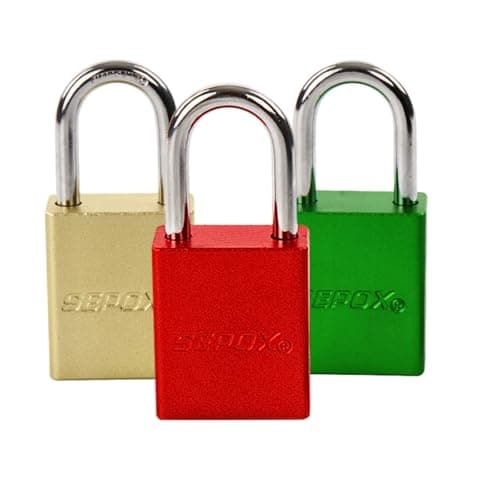 SEPOX Trinity Aluminum Padlock Keyed-Alike 3-Pcs-Pack