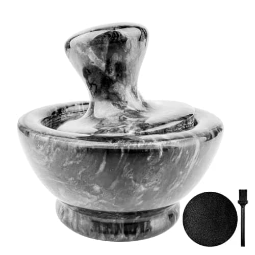 Zhaohua 0.618 Marble Mortar and Pestle Set 4 inch