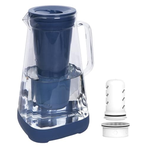 GLACIER FRESH Glass Water Filter Jug 2.5 L