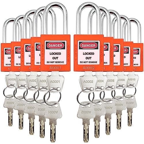 Safby SBL 10-Keyed Safety Padlocks
